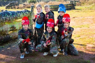 Le paintball pour les enfants ? C'est possible aussi chez nous ! 